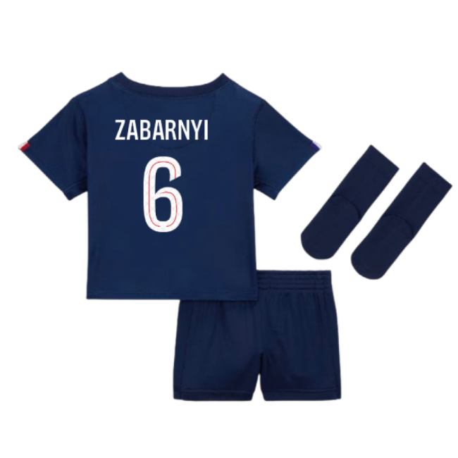 2025-2026 PSG Home Baby Kit (Zabarnyi 6)-Vantage Point Soccer